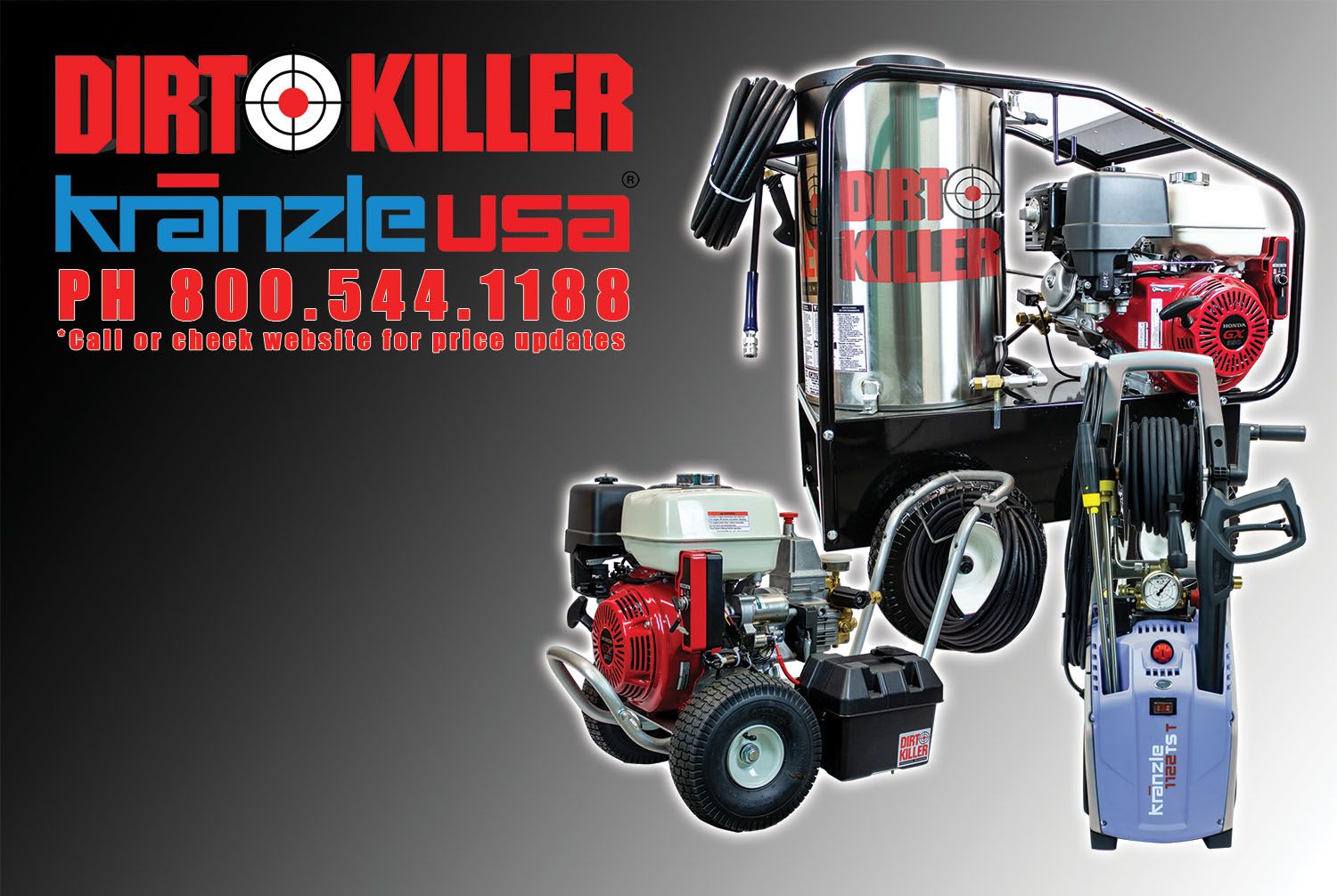 2022 Dirt Killer pressure washer product catalog cover